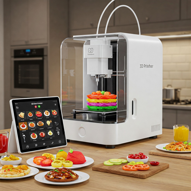 3D GIDA YAZICILARI: YEMEĞİN GELECEĞİ Mİ?